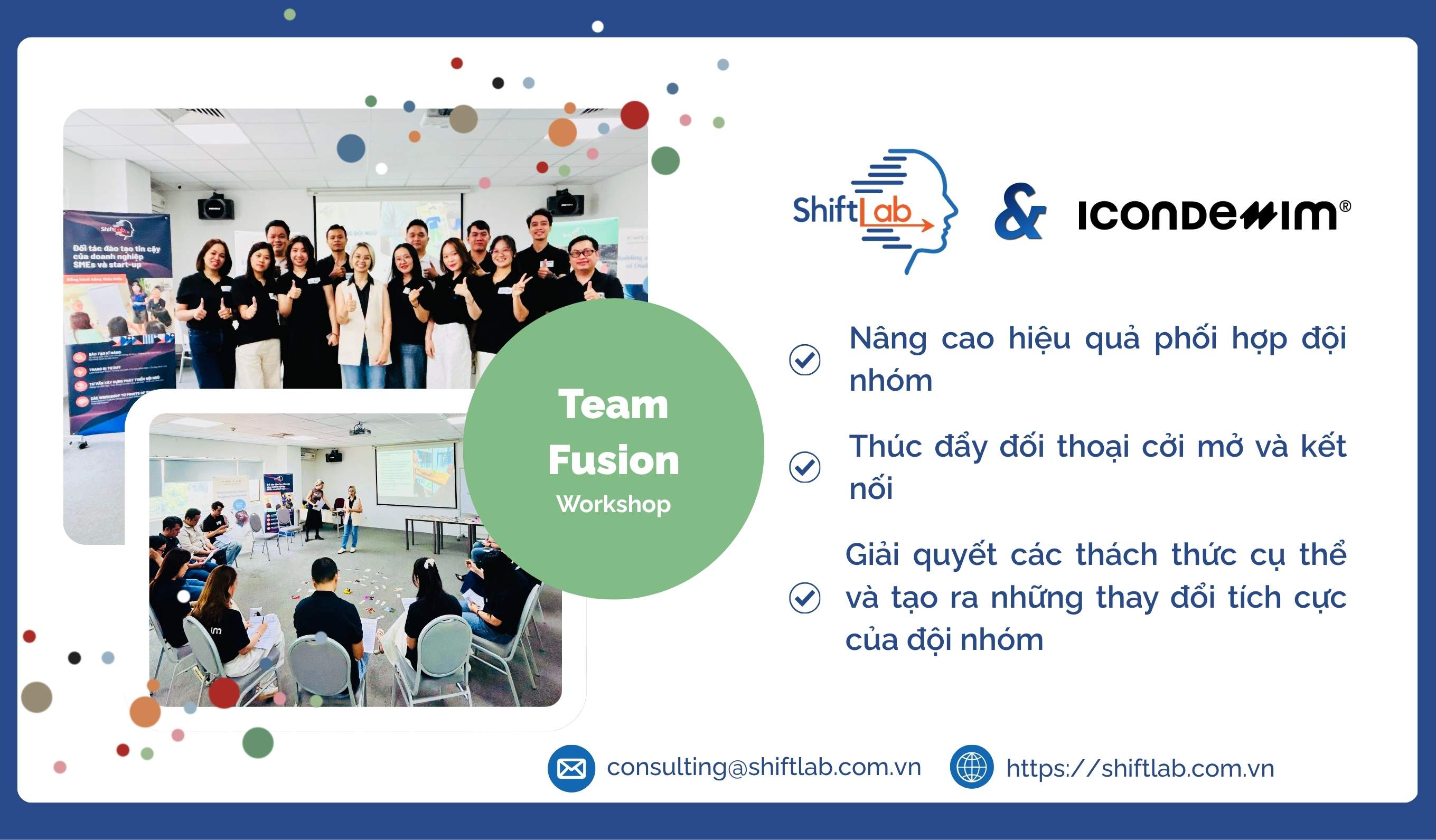  ShiftLab x MENHUB-ICONDENIM - Workshop TEAM FUSION